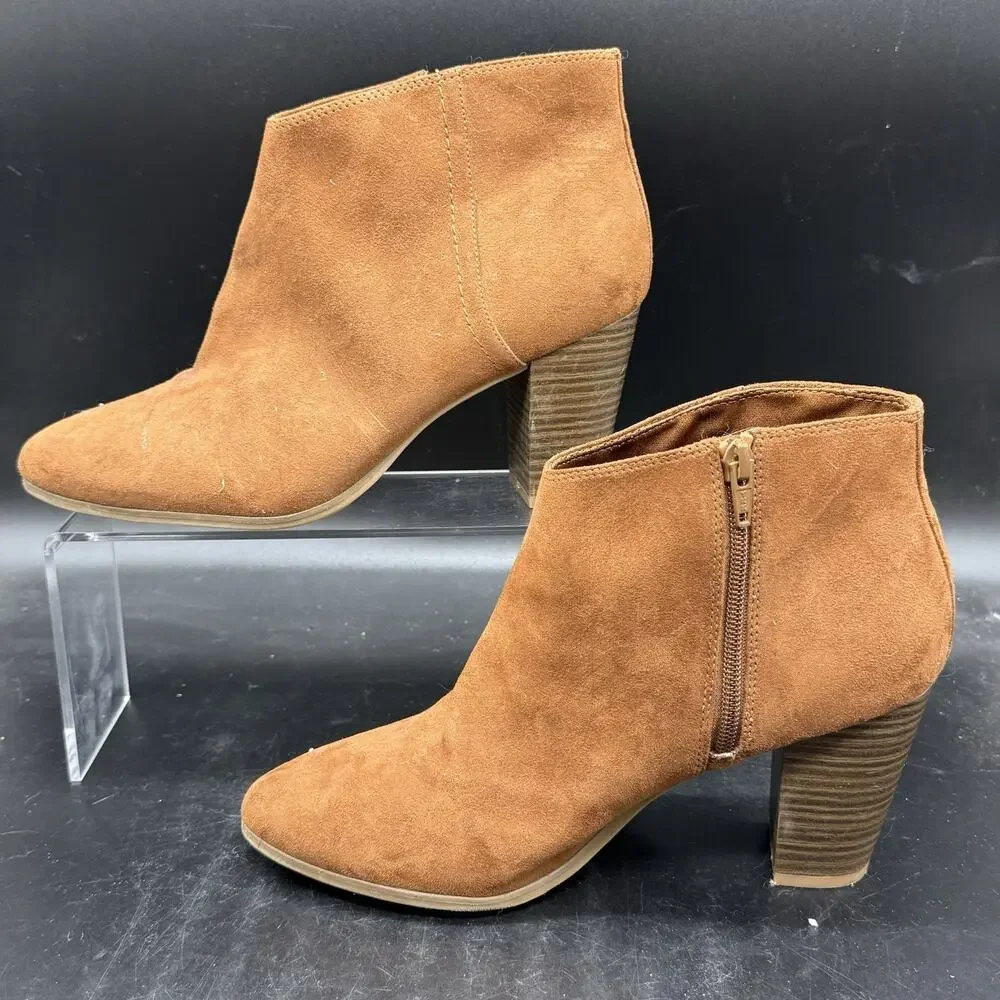 Old Navy Womens Size 9 Brown Ankle Bootie Casual Boho Western